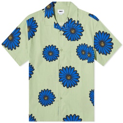 Obey Daisy Blossoms Vacation Shirt Green Multi