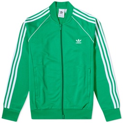 Adidas Superstar Track Top Green & White