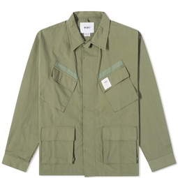 WTAPS 19 4 Pocket Shirt Jacket Olive Drab