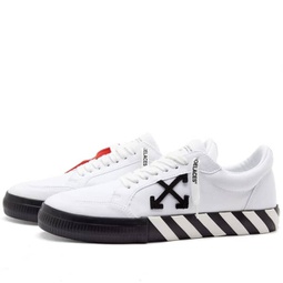 Off-White Low Vulcanized Canvas Sneaker White