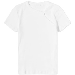 Helmut Lang Rib T-Shirt White
