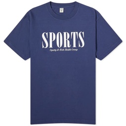 Sporty & Rich Sports T-Shirt Navy & White