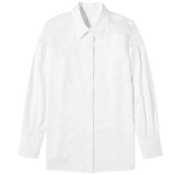 Helmut Lang Sheer Panel Shirt White