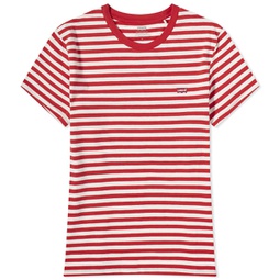Levis Vintage Clothing Perfect Striped T-Shirt Sandy Stripe Script