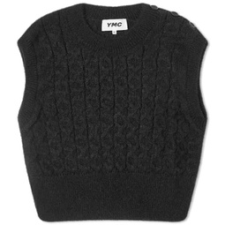 YMC Farrow Knitted vest Black