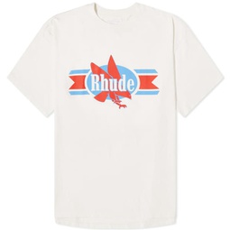 Rhude Chevron Eagle T-Shirt Vintage White
