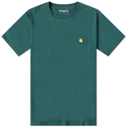 Carhartt WIP Chase T-Shirt Discovery Green & Gold