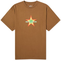 Awake NY Star Logo T-Shirt Chocolate