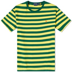 Polo Ralph Lauren Broad Stripe T-Shirt Lemon Crush & New Forest