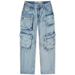 OPEN YY Cargo Pocket Jeans Blue