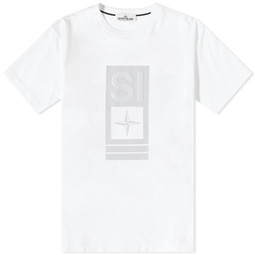 Stone Island Abbreviation One Graphic T-Shirt White