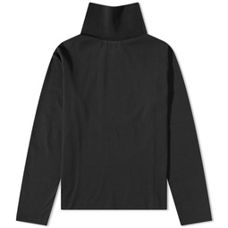 Acne Studios Long Sleeve Enderson Roll Neck T-Shirt Black