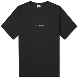 C.P. Company Central Logo T-Shirt Black