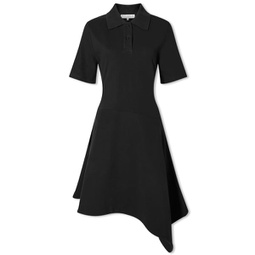JW Anderson Asymmetric Polo Dress Black