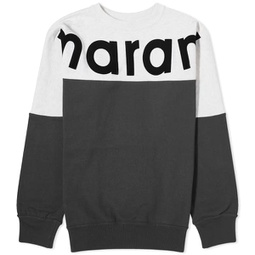 Isabel Marant Howley Colour Block Sweatshirt Faded Black