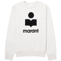 Isabel Marant Mikoy Logo Sweatshirt Ecru