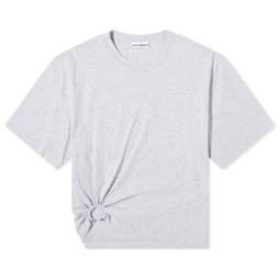 Paco Rabanne Crop T-Shirt Grey