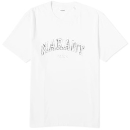 Isabel Marant Honore College Logo T-Shirt White