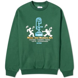 Butter Goods Gallery Crew Sweat Forest