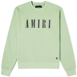AMIRI Core Logo Crew Sweat Mineral Green