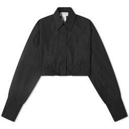 Sportmax Sarong Cropped Shirt Black