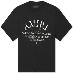 AMIRI Distressed Arts District T-Shirt Black