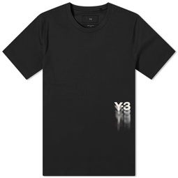 Y-3 Graphics Short Sleeve T-shirt Black