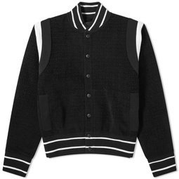 Givenchy Knitted Bomber Jacket Black