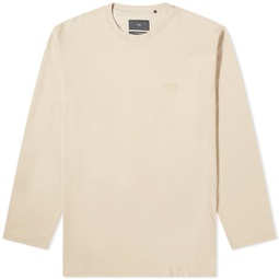 Y-3 Long Sleeve T-shirt Clay Brown