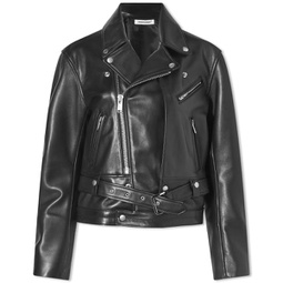 Undercover Leather Biker Jacket Black