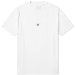 Givenchy Contrast 4G Embroidery T-Shirt White