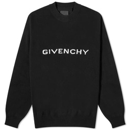 Givenchy Archetype Logo Knit Jumper Black