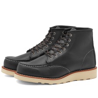 Red Wing Womens 3373 Heritage 6 Moc Toe Boot Black Boundary Leather