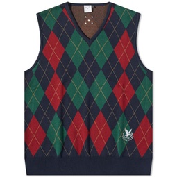 POP Trading Company x Gleneagles by END. Knitted Vest Argyle