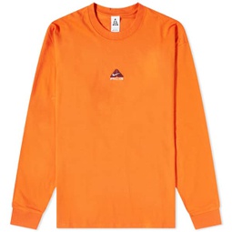 Nike Acg Lungs T-Shirt Campfire Orange & Summit White