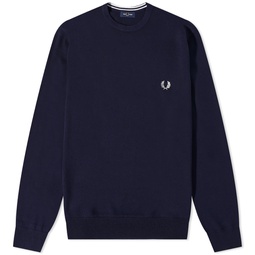 Fred Perry Crew Knit Navy