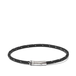 Miansai Juno Rope Bracelet Black & Steel