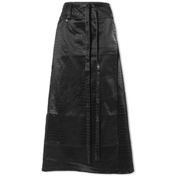 House of Sunny Low Rider Ink Skirt Noir
