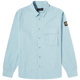 Belstaff Scale Garment Dyed Shirt Skyline Blue