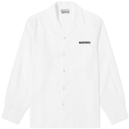 Wacko Maria 50s Embroidered Logo Shirt White