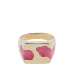 Ellie Mercer Two Piece Ring Gold & Pink