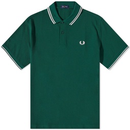 Fred Perry Twin Tipped Polo Ivy & Ecru