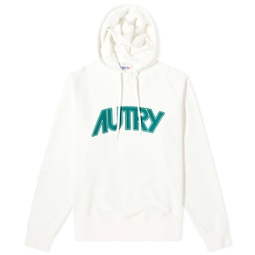 Autry Chest Logo Popover Hoody White