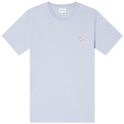 Maison Kitsune Chillax Fox Patch Regular T-Shirt Beat Blue