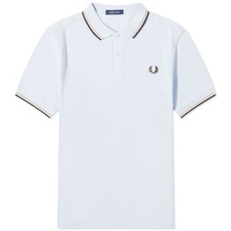 Fred Perry Twin Tipped Polo Smoke, Grey & Black