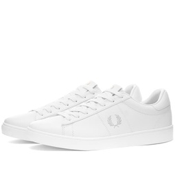 Fred Perry Spencer Leather Sneaker White & Silver