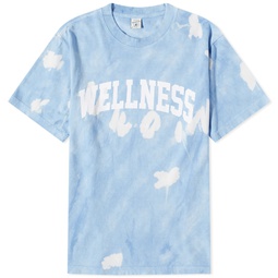 Sporty & Rich Wellness Ivy Tie Dye T-Shirt Hydrangea & White