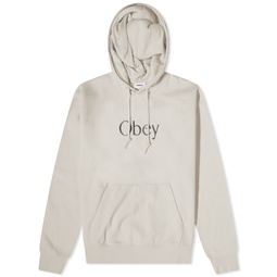 Obey Ages Hoody Silver Grey