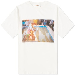 YMC Ibiza 89 Pyramid T-Shirt White
