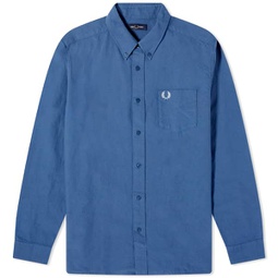Fred Perry Oxford Shirt Midnight Blue